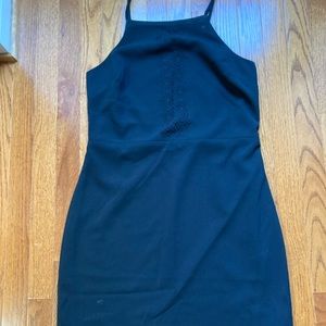 Black Dress with Cut Out Detail